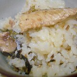 秋刀魚と紫蘇の炊き込みご飯